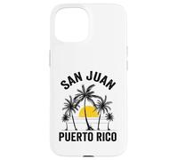 Carcasa para iPhone 15 Camiseta de Recuerdo de Playa de San Juan Puerto Rico 2025 Vacaciones