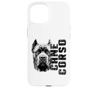 Carcasa para iPhone 15 Cane Corso Italiano Dog Mastiff Guard Animal Breed Portrait