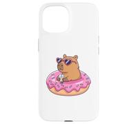 Carcasa para iPhone 15 Capybara Bubble Tea Lovely Cute Capyboba Boba Milk Tea