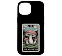 Carcasa para iPhone 15 Carta de Tarot The Mushroom Cottagecore Funny Mushroom Lover