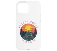 Carcasa para iPhone 15 Casa Retro de Pigeon Forge, Tennessee, casa de Vacaciones, casa de Vacaciones