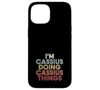 Carcasa para iPhone 15 Cassius Name Cassius Personalized Name First Given