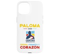 Carcasa para iPhone 15 Centro Democrático Paloma 2026 Orden Firmeza y Corazón