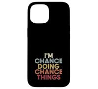 Carcasa para iPhone 15 Chance Name Chance Personalized Name First Given