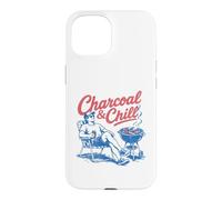 Carcasa para iPhone 15 Charcoal & Chill Summer BBQ Grill Dad Father's Day Relax