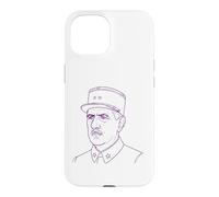 Carcasa para iPhone 15 Charles de Gaulle Dibujo
