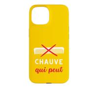 Carcasa para iPhone 15 Chauve Qui Peut Humour de Cheveux Salon de Coiffure