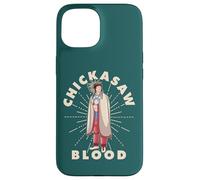 Carcasa para iPhone 15 Chickasaw Blood Man Sunburst Orgulloso Diadema Nativo Americano