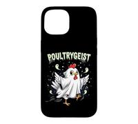 Carcasa para iPhone 15 Chicken Ghost Poultrygeist Halloween Costume Farmer