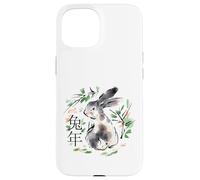 Carcasa para iPhone 15 Chinese Rabbit New Year, The Cottage Core Bunny