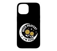 Carcasa para iPhone 15 Christian Faith Inspirational Religious Need Prayer I'm Here