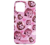 Carcasa para iPhone 15 Chucky and Tiffany Hearts All-Over Print