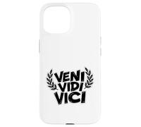 Carcasa para iPhone 15 Cita de la Victoria de Julio César Veni Vidi Vici