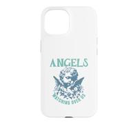 Carcasa para iPhone 15 Cita Protectora Espiritual de ángeles Que Nos vigilan