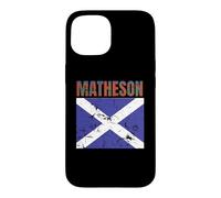 Carcasa para iPhone 15 Clan Matheson Tartan Scottish Family Name Scotland Pride