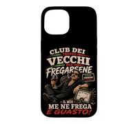 Carcasa para iPhone 15 Club dei Troppo Vecchi per Fregarsene Gracioso Italiano Actitud
