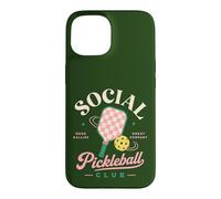 Carcasa para iPhone 15 Club Social Pickleball Buenos Rallies Gran Compañía