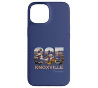 Carcasa para iPhone 15 Código de área del Condado de Knox 865 Knoxville Tennessee Skyline Art TN