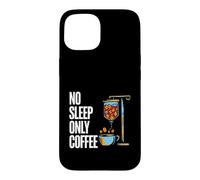 Carcasa para iPhone 15 Coffee Addict No Sleep Only Coffee IV Drips