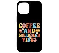 Carcasa para iPhone 15 Coffee and Sourdough Vibes - Coffee Lover Sourdough Gifts