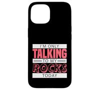 Carcasa para iPhone 15 Coleccionista de Rocas Geología Mineralogía Humor