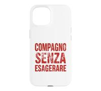 Carcasa para iPhone 15 Compagno Ma Senza Esagerare Ironica PCI Vintage Comunista