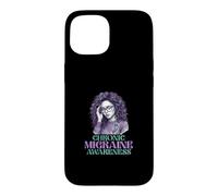 Carcasa para iPhone 15 Conciencia sobre la migraña crónica