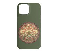 Carcasa para iPhone 15 Confía en Dios, fe Cristiana, Floral, Amanecer, Retro, Bohemio