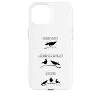 Carcasa para iPhone 15 Conspiración Intento de Asesinato - Murder Crow Juego de Palabras Broma