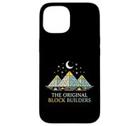 Carcasa para iPhone 15 Constructores de Bloques Originales Investigador de la civilización Antigua