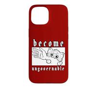 Carcasa para iPhone 15 Conviértete en una Clase ingobernable de Resistencia de Brazo mordedor de Gato