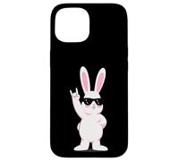 Carcasa para iPhone 15 Cool Bunny Rock On Funny Rabbit - Gafas de Sol