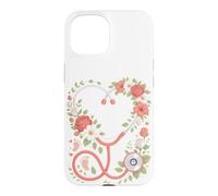 Carcasa para iPhone 15 Coquette Bow OB GYN Obstetrician Womens Health