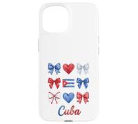 Carcasa para iPhone 15 Coquette Cuba Flag Cuban Girls