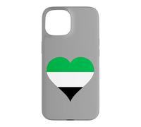 Carcasa para iPhone 15 Corazón con los Colores de la Bandera de Extremadura