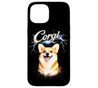 Carcasa para iPhone 15 Corgi Heavy Metal Angry Music Rock N Roll Concierto Punk