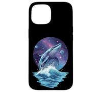Carcasa para iPhone 15 Cosmic Whale Tail Ocean Endless Galaxy Dream