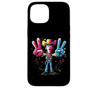 Carcasa para iPhone 15 Cowboy Double Peace Retro Pop Western Personaje Gráfico