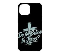 Carcasa para iPhone 15 ¿Crees En Jesús Cruz Cristiana Fe Religioso