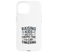 Carcasa para iPhone 15 Criando niños y todavía encontrando Tiempo para Jugar en el Coche