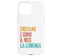 Carcasa para iPhone 15 Cristiano L'Uomo Il Mito La Leggenda Festa di Compleanno