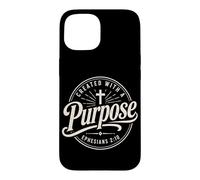 Carcasa para iPhone 15 Cristianos Efesios Creados con Un Propósito Versículo Bíblico Fe