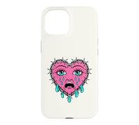 Carcasa para iPhone 15 Crying Heart Tattoo - Traditional Old School Tattooed Inked