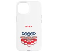 Carcasa para iPhone 15 Cualquier Agujero es mi Objetivo: Juego de Fiesta Pong, Beirut Uni/College