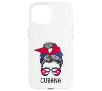 Carcasa para iPhone 15 Cuban Cubana Girl Cuban Heritage Cuba Flag