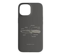 Carcasa para iPhone 15 Cuchilla para fabricar Cuchillos, Hoja Anatomía Forge Smith