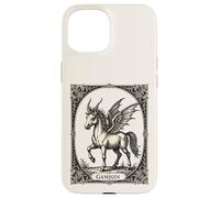Carcasa para iPhone 15 Cuernos, alas y susurros Gamigin Rises