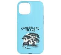 Carcasa para iPhone 15 Cumberland Island Georgia Puesta de Sol