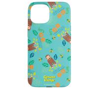Carcasa para iPhone 15 Curious George Let’s Go Wild All Over Print