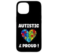 Carcasa para iPhone 15 Cute Autism Awareness I'm Autistic and Proud